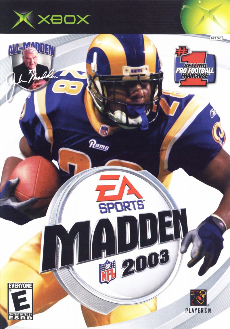 Madden 2003 box art for Gamecube